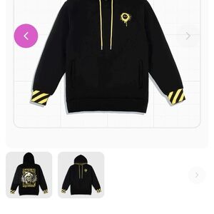 Murder drones Black and Yellow Men's hoodie